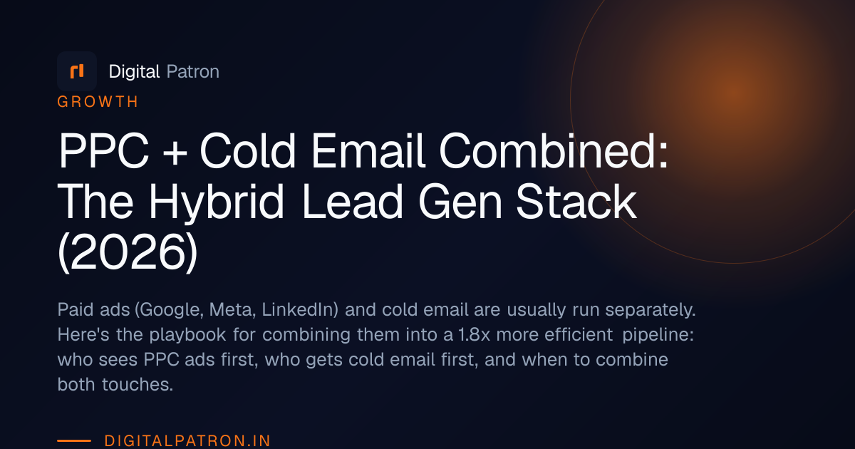 PPC + Cold Email Combined: The Hybrid Lead Gen Stack (2026)