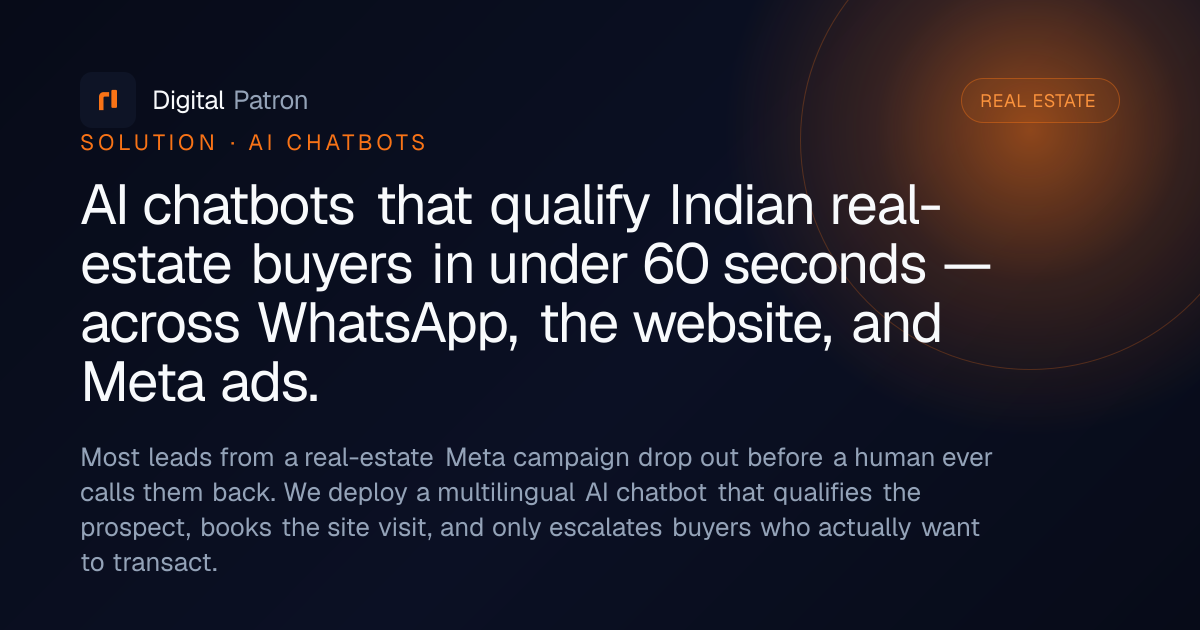 AI Chatbot for Real Estate India — Quali...